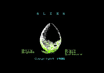 Alien (F) (2012) [Sixty Programs For The Amstrad CPC 464] screen shot title